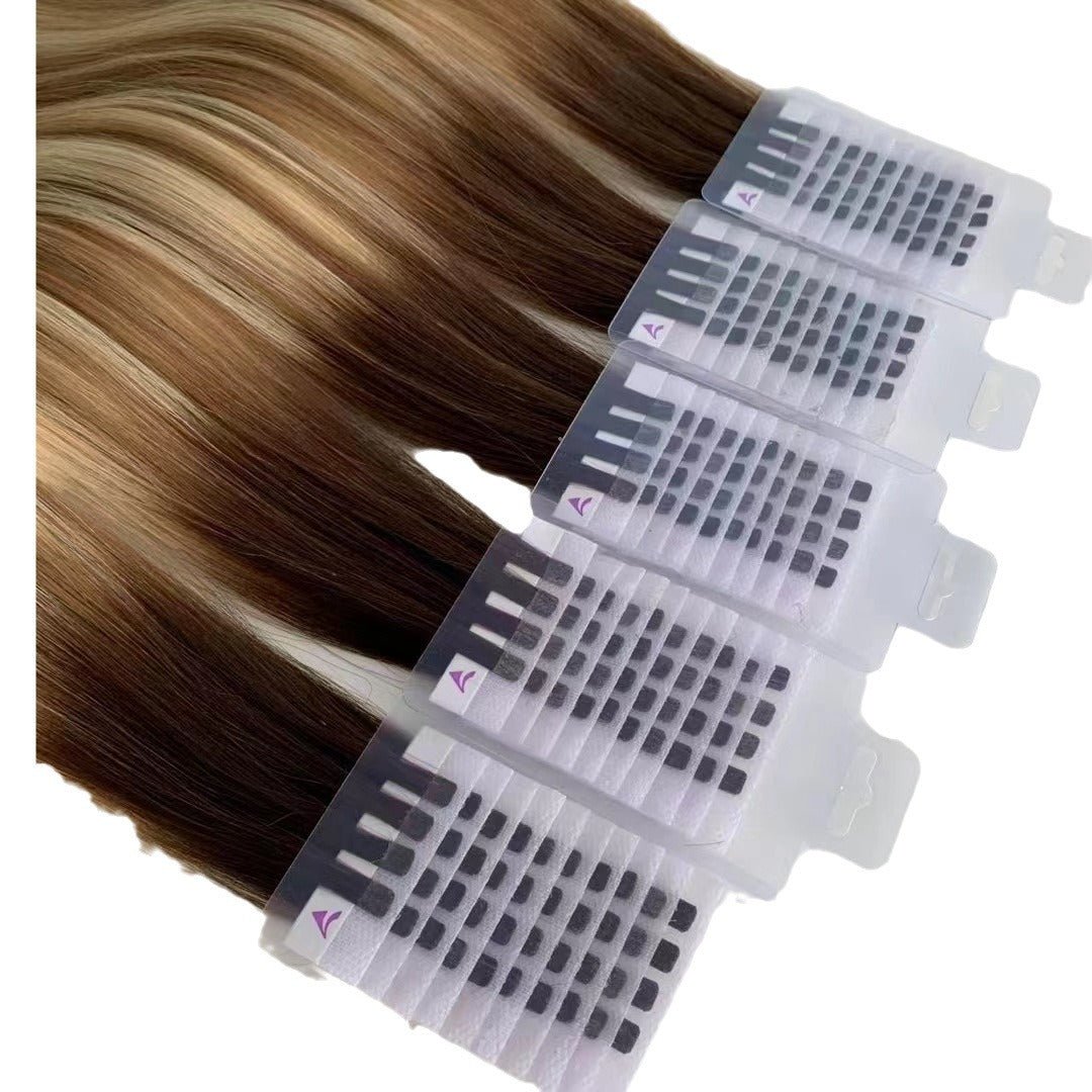 V - light Hair Extensions Set（Customizable logo）